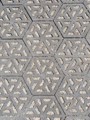 Oud Hollandse ECO-tegel 37,5x37,5x7cm Grijs