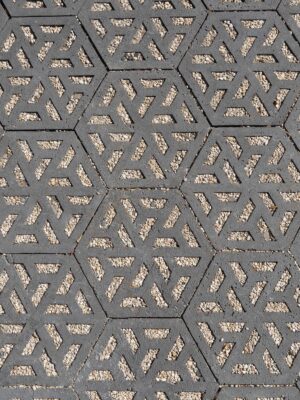 Oud Hollandse ECO-tegel 37,5x37,5x7cm Antraciet