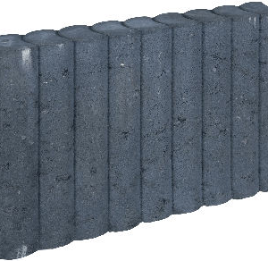 Rondo Palissadeband 8x35x50cm Zwart