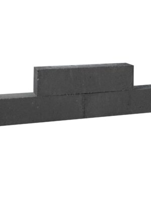 Forto Walling 60x10x10cm Zwart