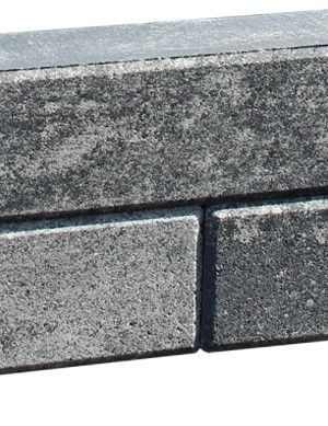 Decor Block 40x10x10cm Grijs/Zwart