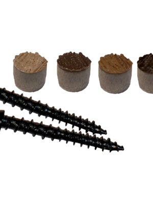 Novadeck Plugs Amberwood (50 dopjes & schroeven + 1 bitje)