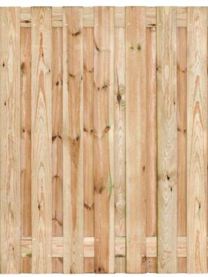 Gardenlux Grenen scherm Idaho 19 planks-15mm RVS geschroefd 180x180cm