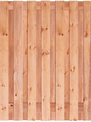 Gardenlux Douglas scherm 19 planks-16mm geschaafd-onbehandeld-RVS geschroefd 180x180cm Alder