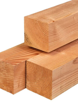Gardenlux Douglas paal geschaafd 12x12x250cm onbehandeld