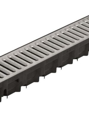 Top Drain met gegalvaniseerd stalen rooster 100x13x8,5cm