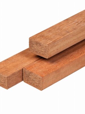 Gardenlux Hardhouten regel geschaafd 4,5x7x400cm Azobe