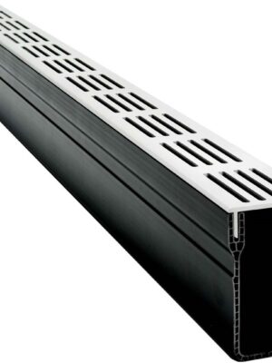 Garden Drain goot 100x6,5x10cm Aluminium