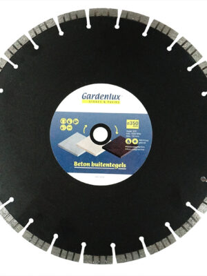 Zaagblad TURBO beton, Ø350, asgat 25,4 (Zaagtafel)