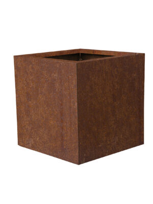 GL Bloembakken 60x60x60cm Cortenstaal