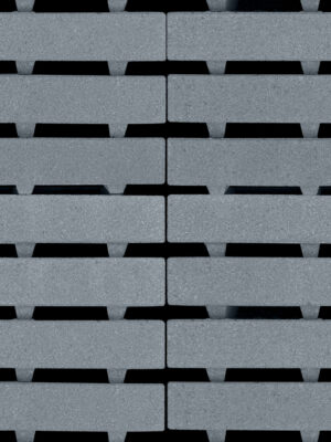 Aqua Bricks waterpasserend 10x30x8cm zwart 22% open