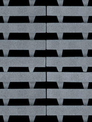 Aqua Bricks waterpasserend 10x30x8cm zwart 40% open