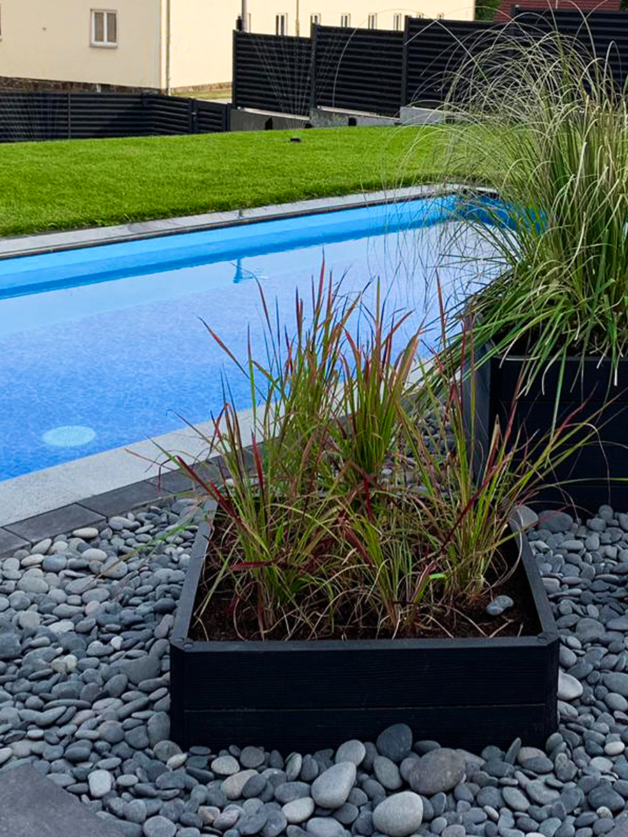 Beach Pebbles zwart Large - Afbeelding 5