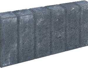 Blokjesband 8x25x50cm Zwart