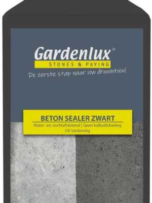 Betonsealer Zwart impregnering met een kleur versterkende werking
