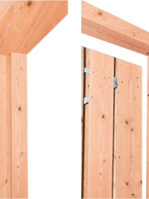 Gardenlux Douglas deurkozijn met aanslagligger H210xB90-150cm