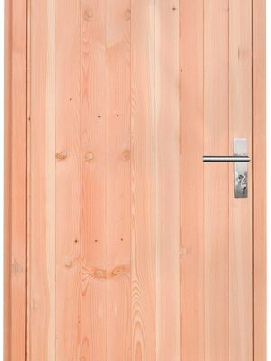 Gardenlux Douglas links draaiende enkele deur 201x90cm onbehandeld dicht