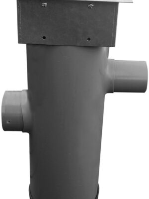 Hydroblob Zandvangput met loofscheider ZVP-MR Verzinkt 615HØ20cm, in-enuitlaat Ø100mm