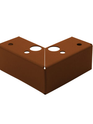 Potenset 5cm hoog Corten TBV GL Bloembakken (Incl bevestigingsmateriaal)