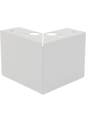 Potenset 9,5cm hoog Wit TBV GL Bloembakken (Incl bevestigingsmateriaal)