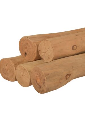 Robinia paal 300x diameter 8/10cm geschuurd